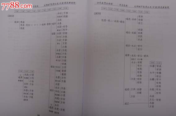 方氏金秀公族谱(印数550本)