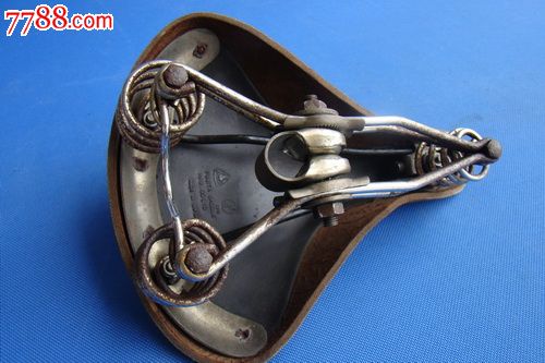 原装日本老自行车牛皮三簧鞍座_其他自行车配件_随缘悟性【7788收藏__中国收藏热线】