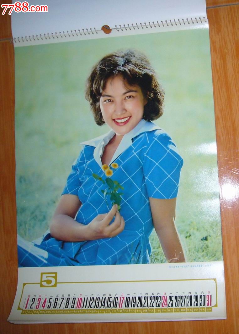 81年明星挂历.12月全