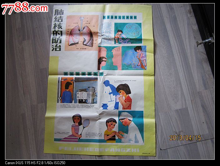 肺结核的防治-年画/宣传画-se17076137-零售-7788收藏__中国收藏热线