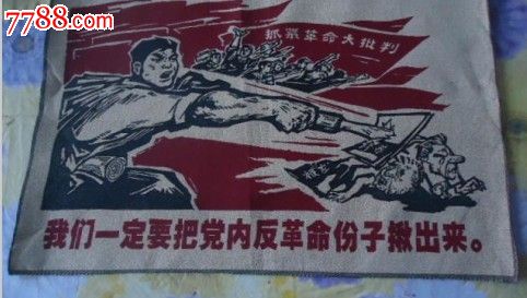我们一定要把党内反革命分子揪出来