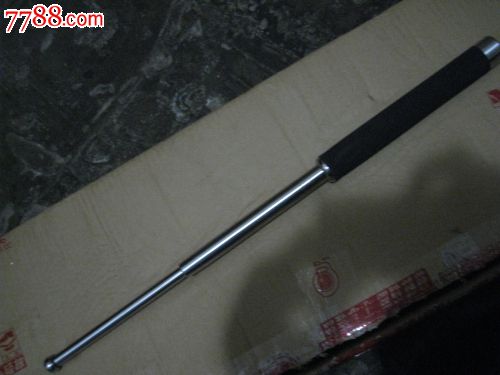二手名牌甩棍,伸缩三节棍21寸