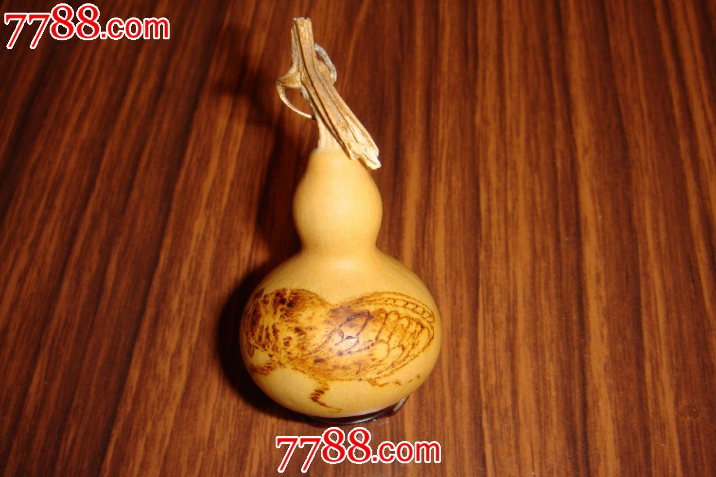 把玩烙画小葫芦(蝉)