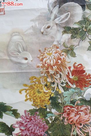 兔八十年代年画