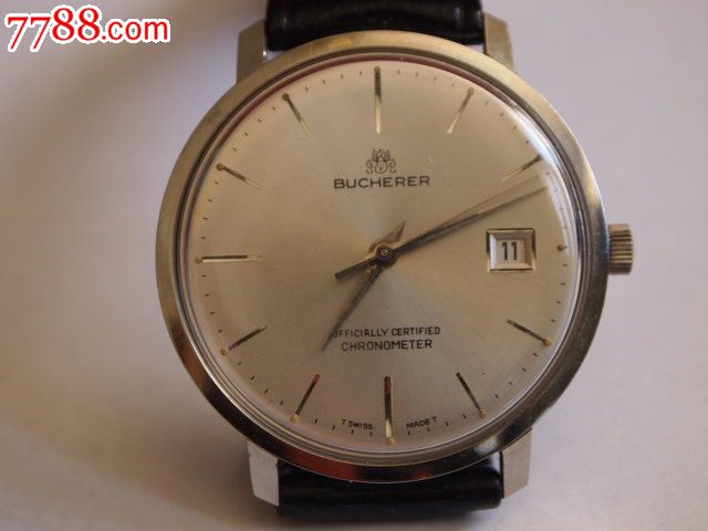 瑞士宝齐莱(bucherer)25钻自动精钢单历天文台认证机芯_手表/腕表