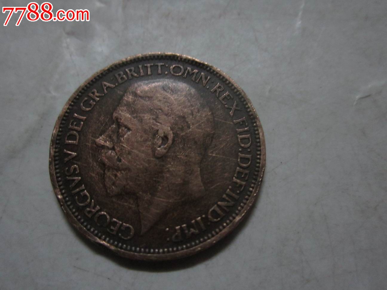 英国1926年乔治五世硬币-半便士-铜币-价格:15