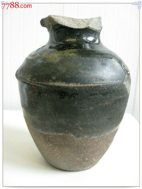 高古瓷器老窑瓷宋代单色釉瓷瓶瓷罐
