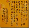 著名书法家胡中良先生行书斗方作品