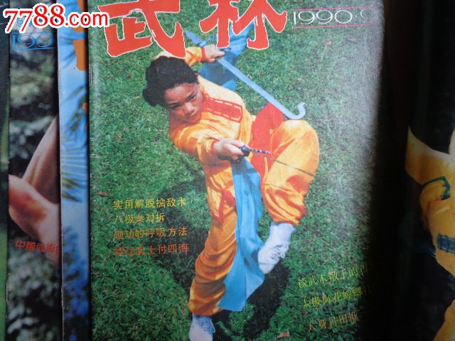 武林杂志1990年全年12本,文字期刊,正刊,体育