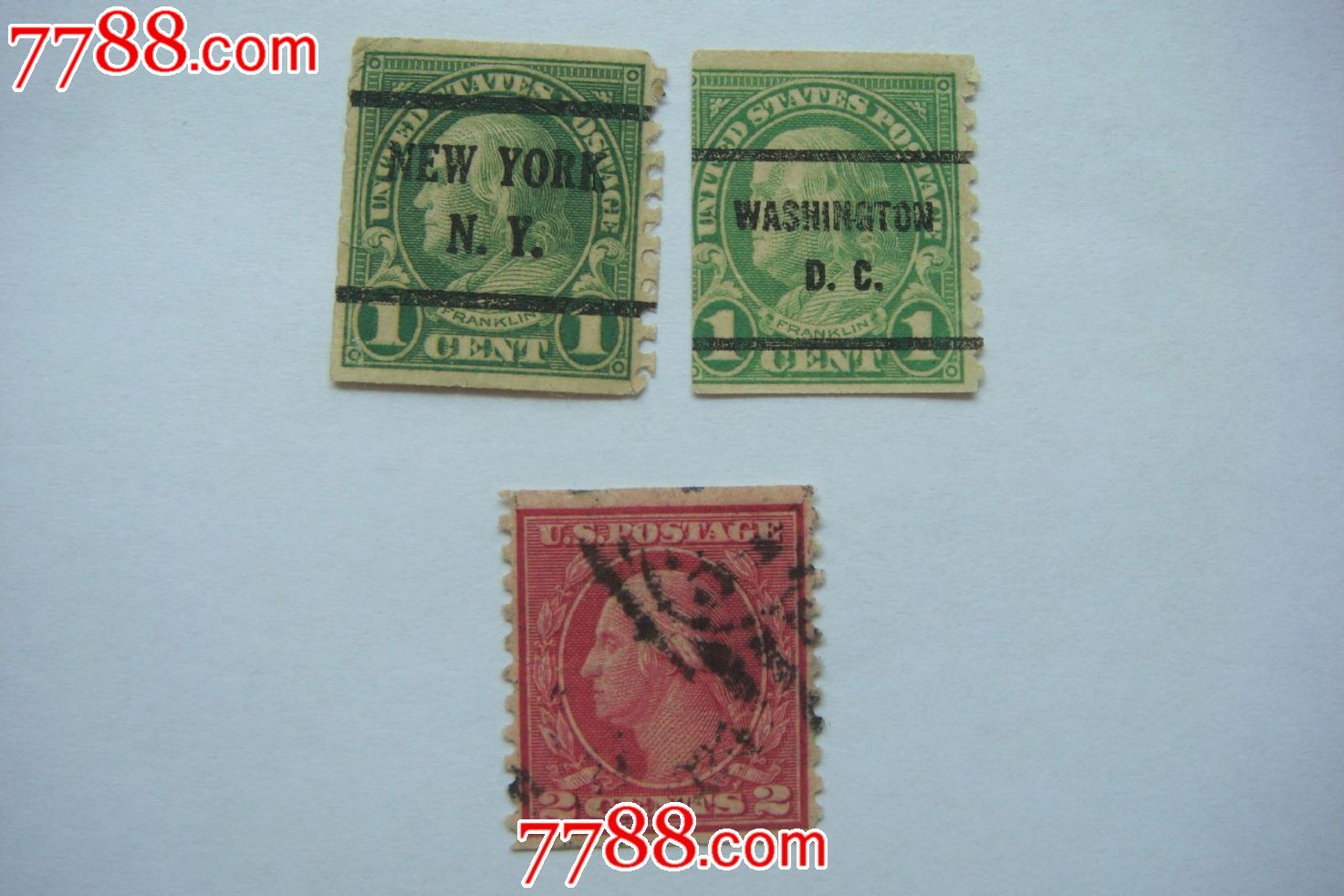 1900年美国邮票3张