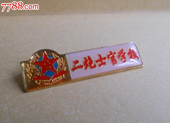 二炮士官学校校徽,收藏校徽,军校校徽