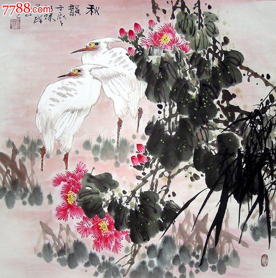 未装裱,宣纸 简介 尺寸:65*65cm(宣纸未装裱 备注 孙艺群,男,汉