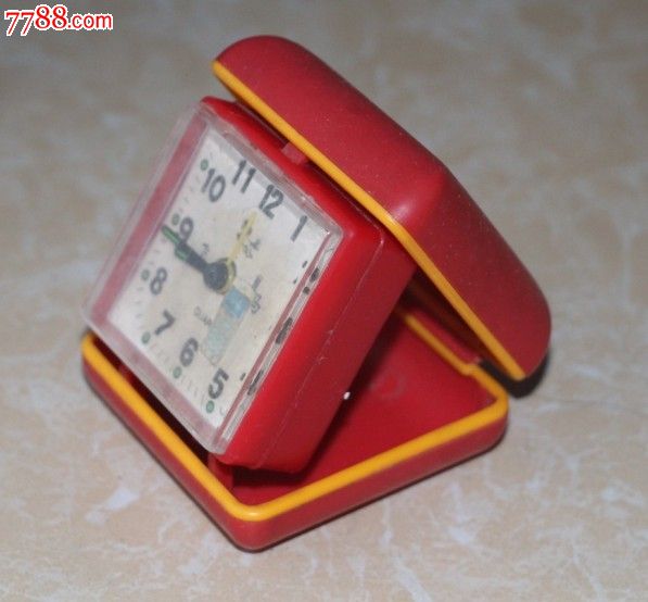 飞马牌闹钟落地表摆件钟表90年代怀旧闹钟表
