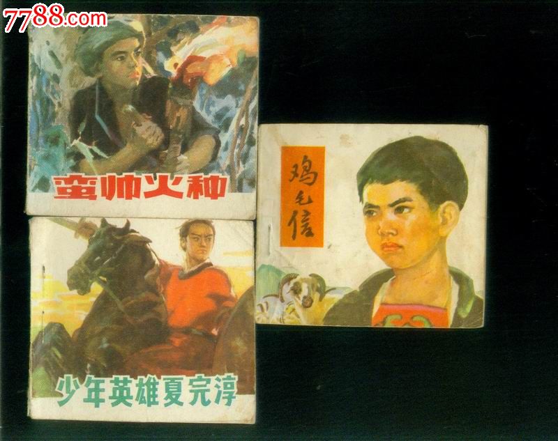 蛮帅火种 少年英雄夏完淳 鸡毛信(农村儿童连环画库)