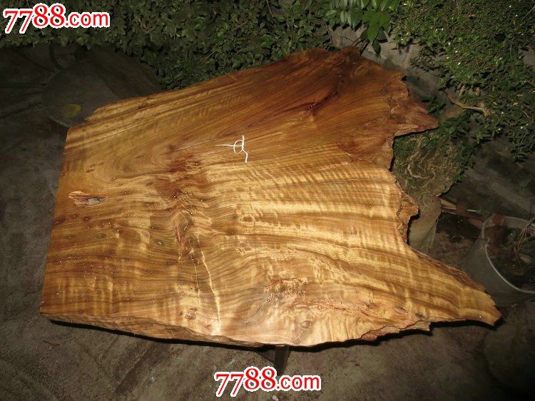 阴沉木乌木水波纹极品金丝楠木茶盘料698