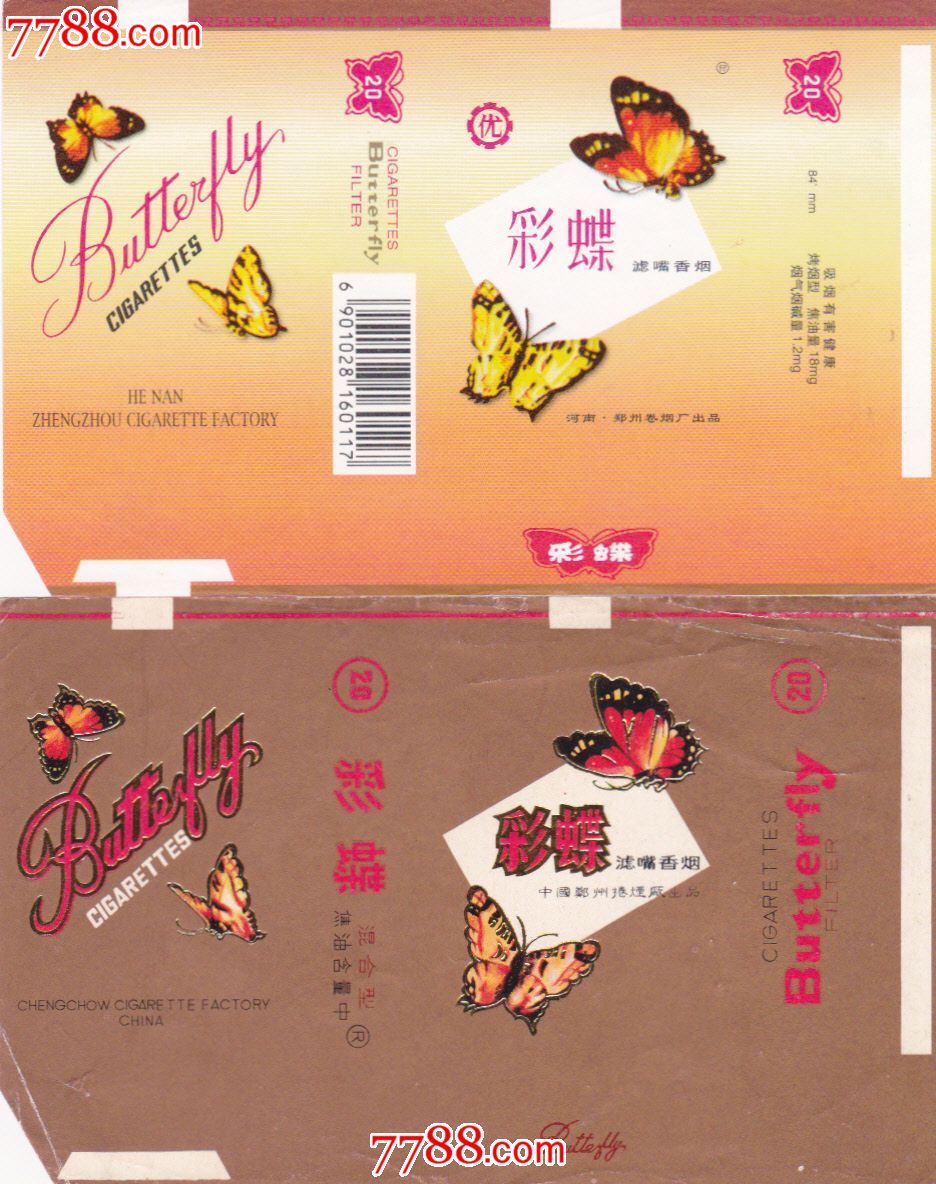 彩蝶一对