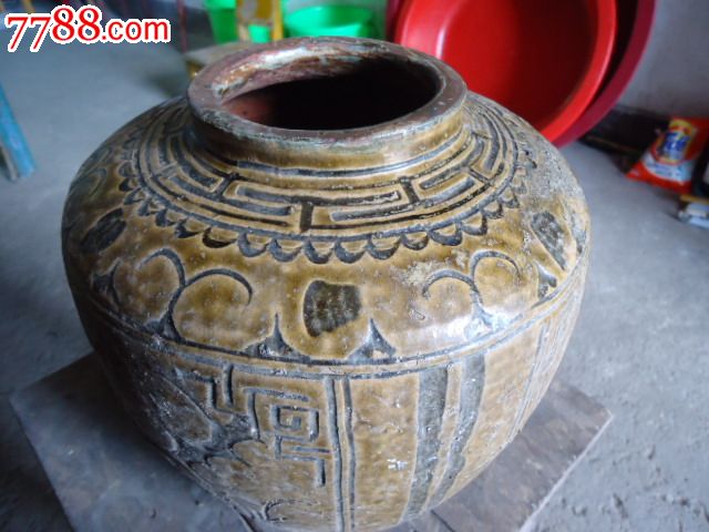 马口窑.诗句罐-se18462237-其他陶器-零售-7788收藏