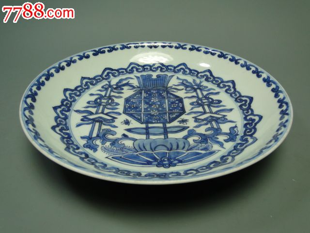 收藏品古陶瓷明清瓷器康熙青花盘子_第2张_7788收藏__中国收藏热线