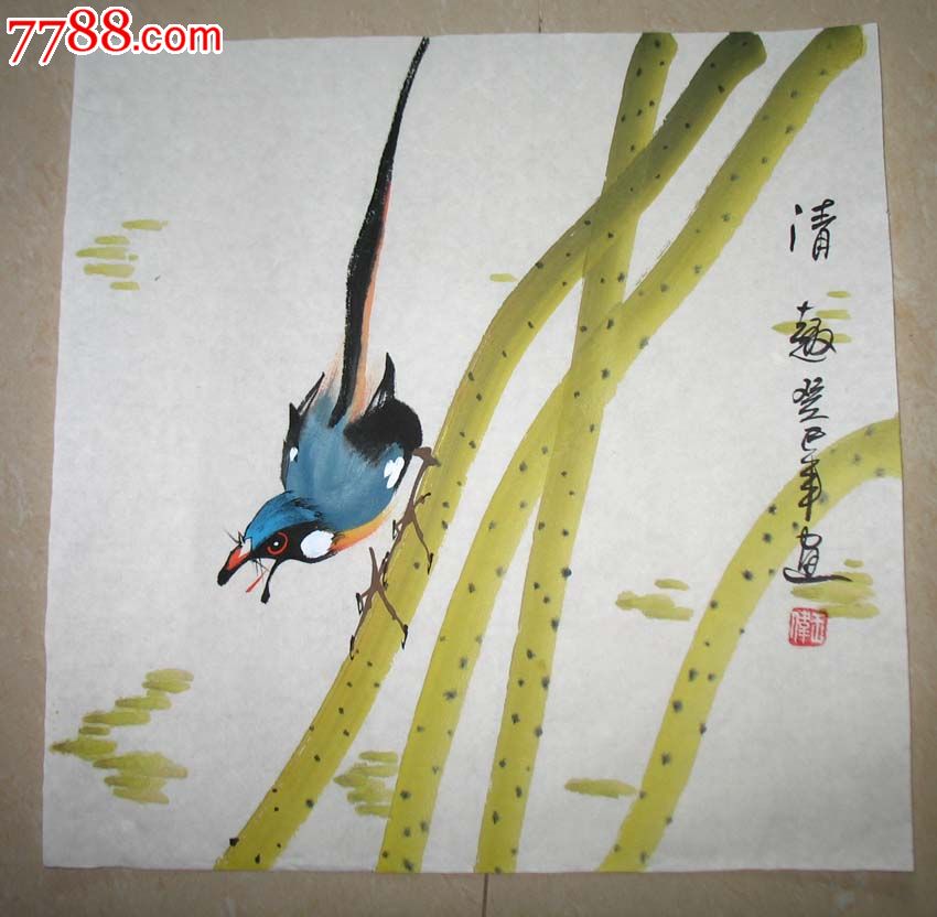 岭南画派云峰花鸟小品s365-se18792057-花鸟国画原作