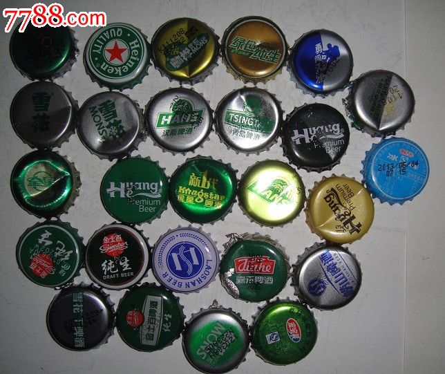 啤酒,饮料汽水,瓶盖180个