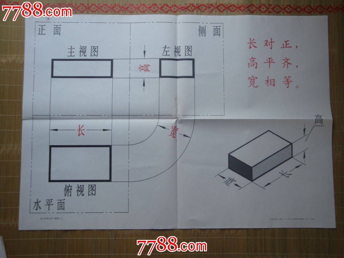 小学数学教学图片*三视图(7幅合售)