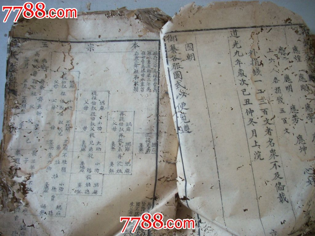 估计是清代超大开的少见姓氏家谱------汪氏族谱_第3张_7788收藏