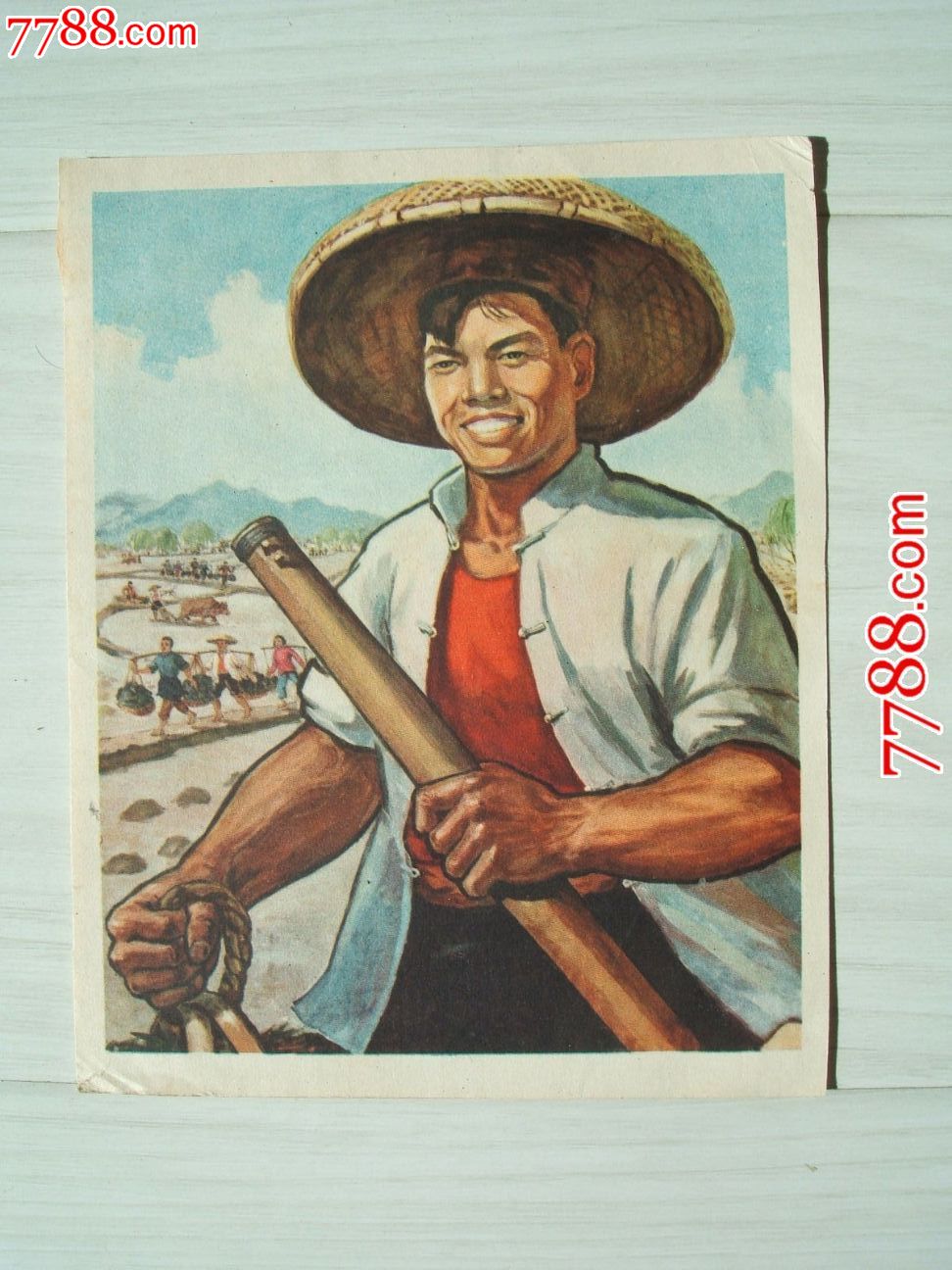 宣传画片[18]50,60年代正,反双面宣传画