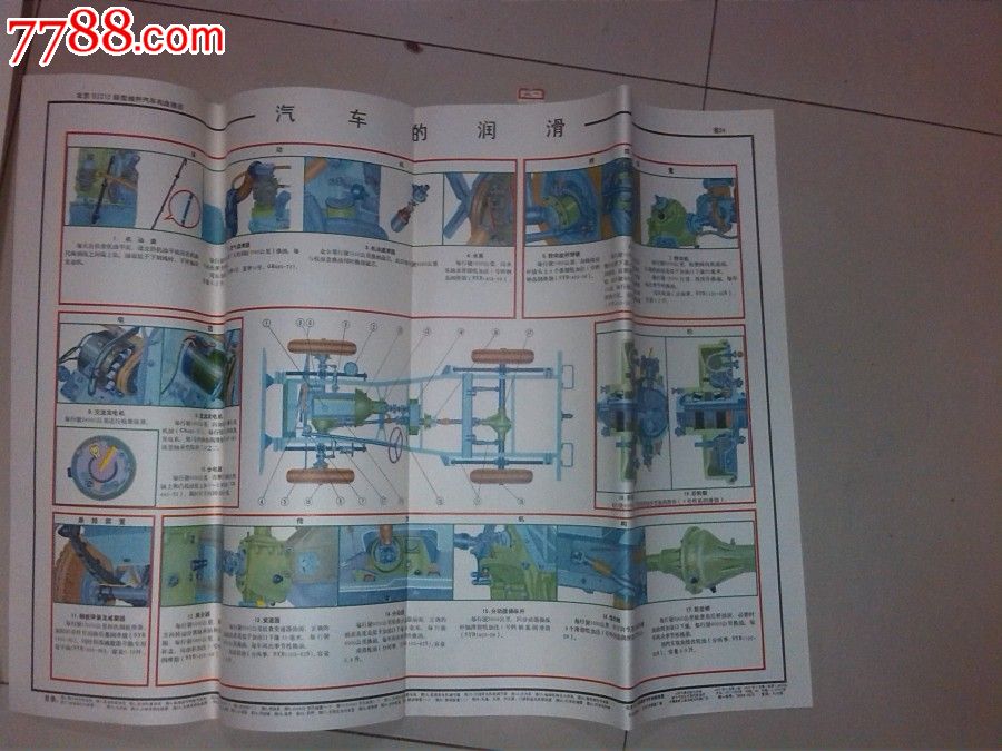 北京bj212轻型越野汽车构造挂图全套