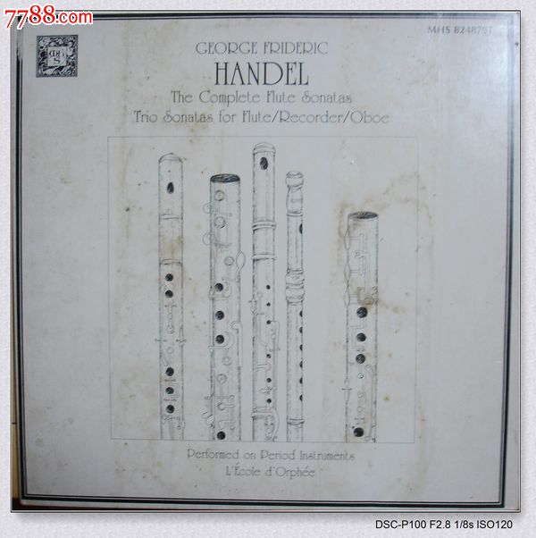美版唱片——亨德尔:《长笛/八孔竖笛/双簧管奏鸣曲》
