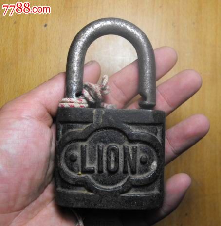lion黑白大铁锁女长裤狮子图片