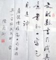 (名家真迹,永久保真)江西实力派名家书法家作品【换张怀瑾论书名句神