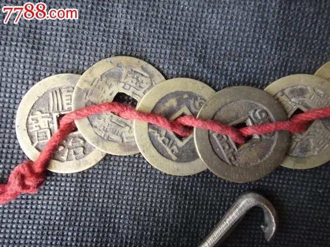 头发铜钱串编法