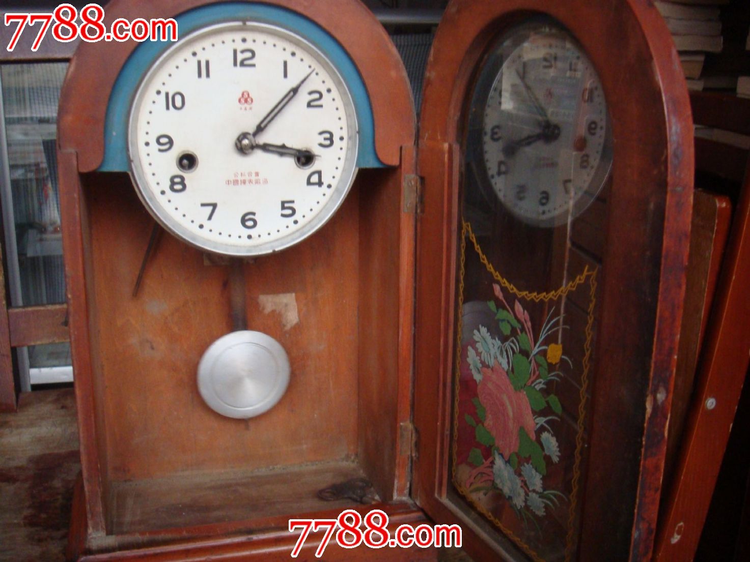 老式座钟一个-se20330162-挂钟-零售-7788收藏__中国收藏热线