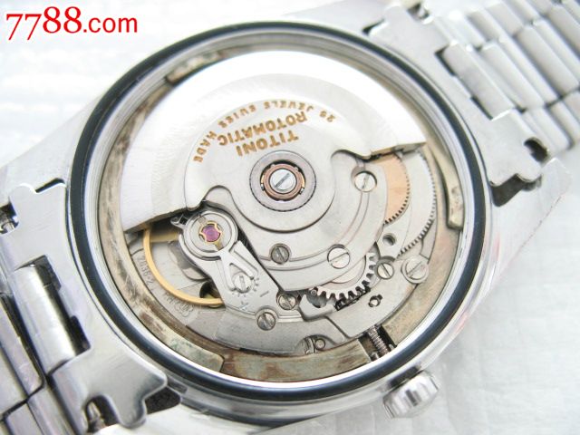 梅花表瑞士机械自动古董男表2836(透明后盖-se20425266-手表/腕表