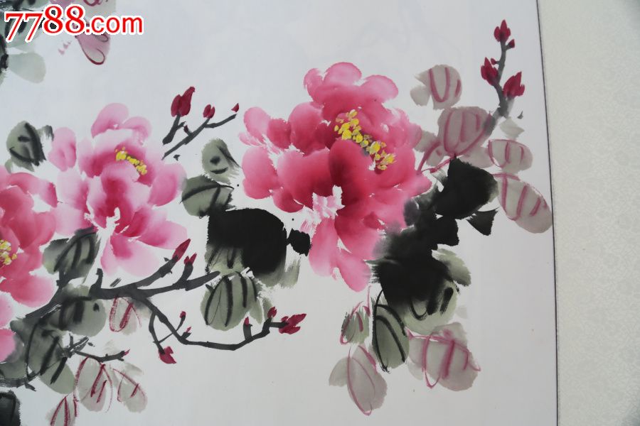 刘均鹏富贵牡丹图-花鸟国画原作--se20698810