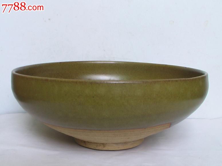 金-元代;耀州窑茶叶末釉-碗(也叫茶盏);罕见,观赏、收藏、投资价值高