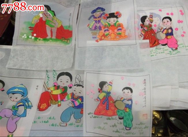 朝鲜族丝织画,喜庆画,收藏画,送礼佳品