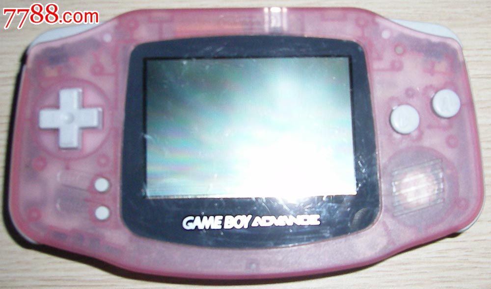 任天堂粉色透明gba掌机游戏机古董游戏机-价格