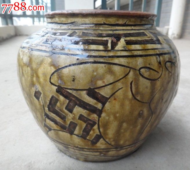 精品完整清代马口窑小罐子99