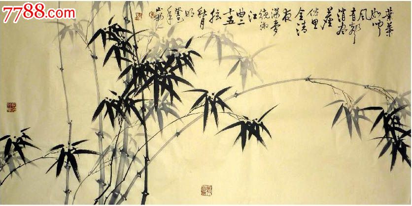 吴林德·四尺墨竹