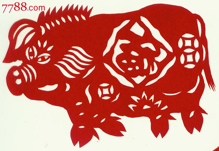 福猪-价格:2元-se20961758-剪纸\/刻纸画册-零售
