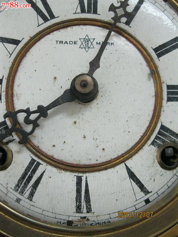 民国初烟台宝时造钟工厂第一批8天走时机械摆钟(2013年年底优惠活动)