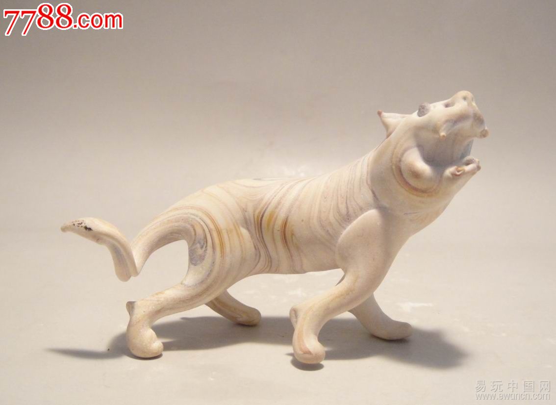 隋唐【十二生肖之琉璃牛虎马狗(4件)】