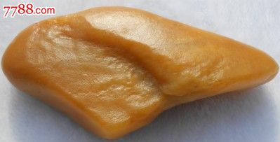 金丝玉原石带光细料黄玉鸡油黄
