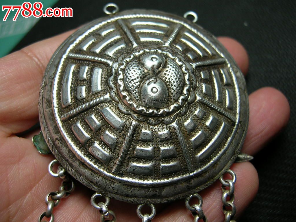 精工虎头八卦一个-se21840470-银锁/银项链-零售-7788收藏__收藏热线