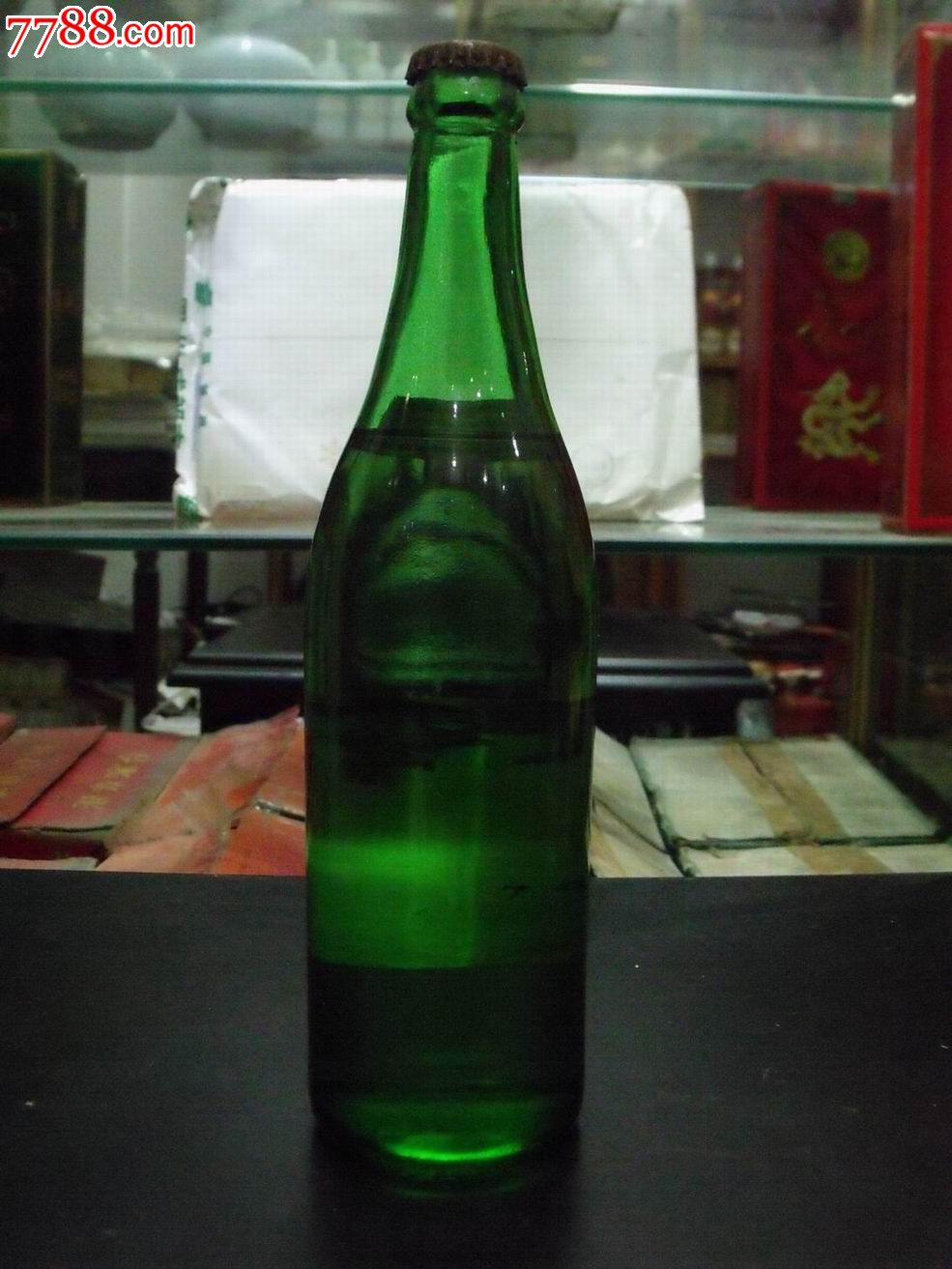 绿瓶啤酒盖汾酒(1979年)少见老酒陈酒收藏