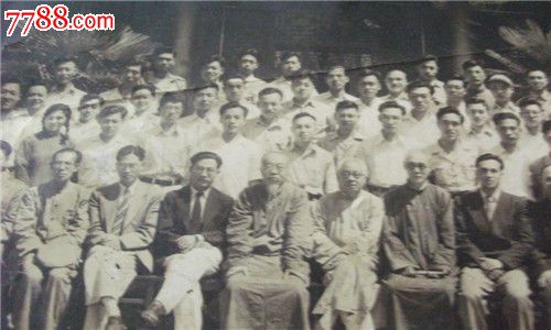 老照片-民国38年北京大学法律学系毕业照