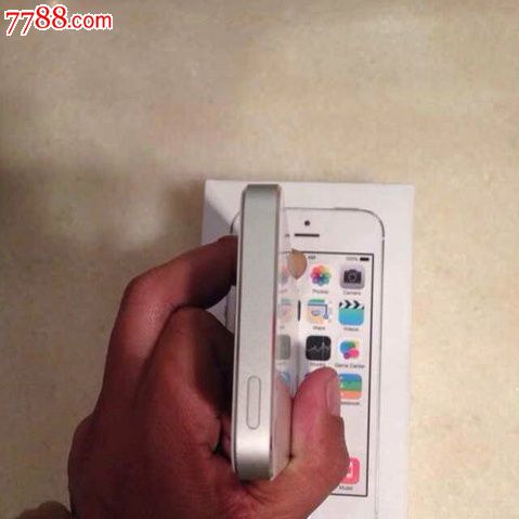 银色苹果iPhone5s16GB美版(有锁)原装主配无