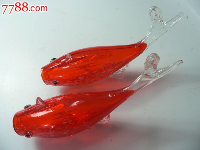 玻璃红鲤鱼(意寓红红火火如鱼得水)