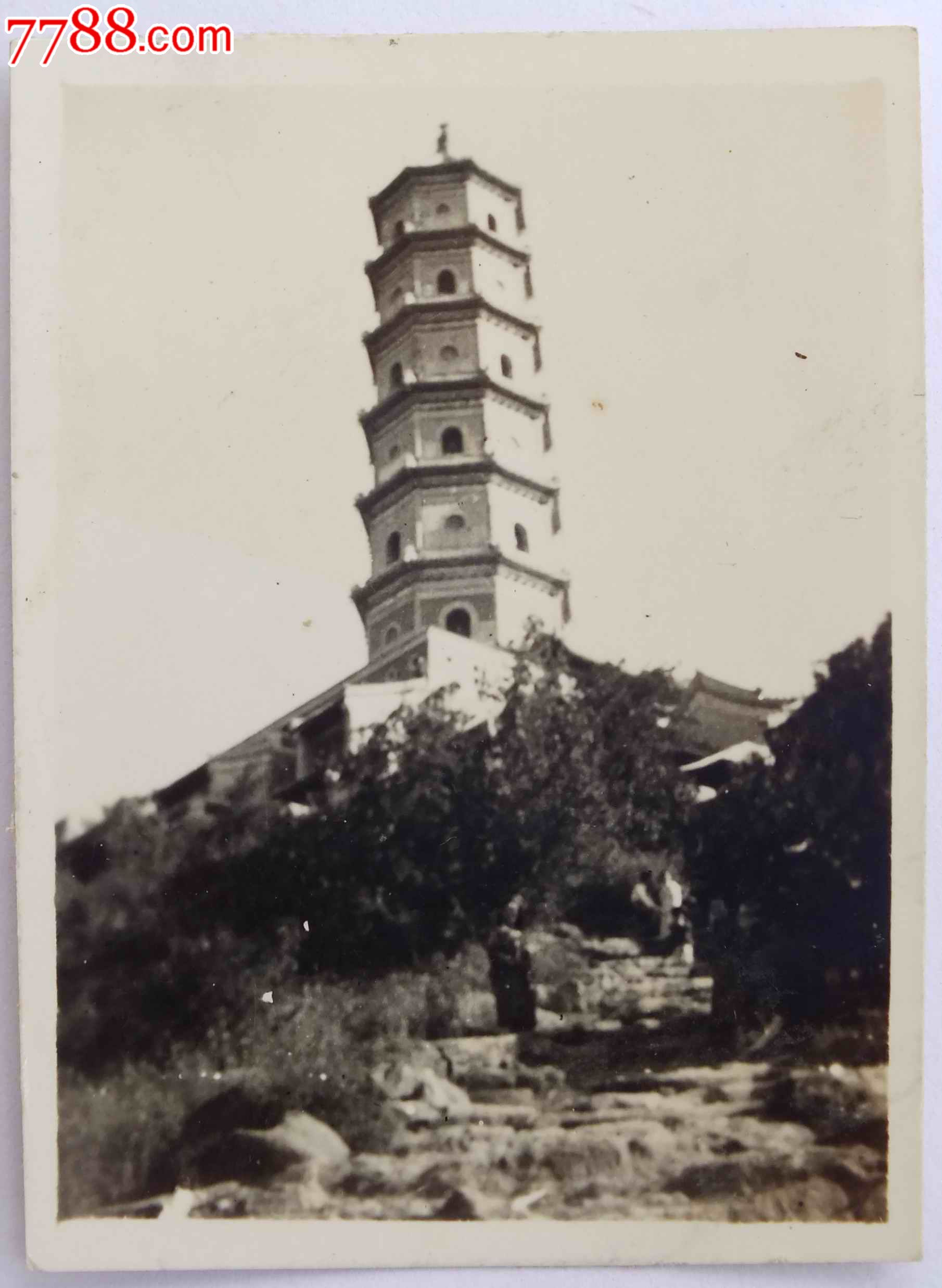 民国苏州虎丘塔风景照片-se22348063-老照片-零售-7788收藏